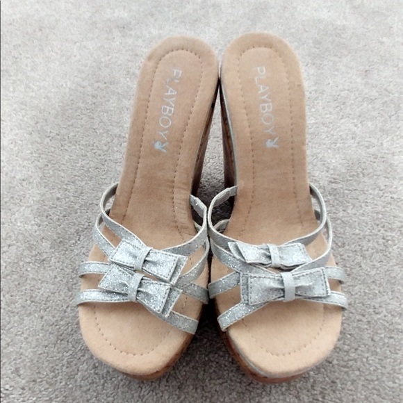 Playboy wedges sandal - Picture 2 of 4